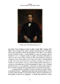 José Santos Tornero [editor] (Viniegra de Abajo, La Rioja, España, 1808 – Santiago, Chile, 1894) [Semblanza] / Hernán Pas
 | Biblioteca Virtual Miguel de Cervantes