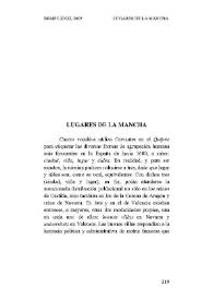 Lugares de la Mancha / Juan E. Gelabert | Biblioteca Virtual Miguel de Cervantes