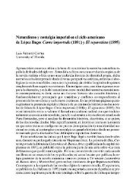 Naturalismo y nostalgia imperial en el ciclo americano de López Bago: "Carne importada" (1891) y "El separatista" / Luis Álvarez Castro | Biblioteca Virtual Miguel de Cervantes