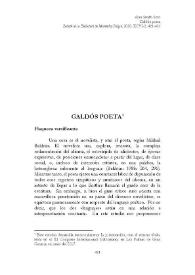 Galdós poeta / Alan Smith | Biblioteca Virtual Miguel de Cervantes