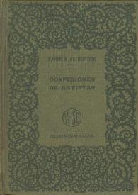 Confesiones de artistas. Tomo II / Carmen de Burgos (Colombine) | Biblioteca Virtual Miguel de Cervantes