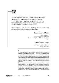 "Blancas palomitas y segunda mamás". Ponderaciones sobre maestras y alumnas en la Norpatagonia de la primera mitad del siglo XX / Laura Marcela Méndez, Silvia Rosalía Zampa | Biblioteca Virtual Miguel de Cervantes