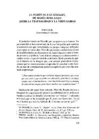 "La pasión de los nómades", de María Rosa Lojo: entre la teatralidad y la virtualidad / Sonia Jostic | Biblioteca Virtual Miguel de Cervantes