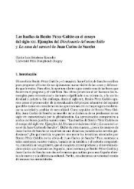 Las huellas de Benito Pérez Galdós en el ensayo del siglo XXI. Ejemplos del "Diccionario del mono leído" y "La casa del caracol" de Juan Carlos Sancho / Djoko Luis Stéphane Kouadio  | Biblioteca Virtual Miguel de Cervantes