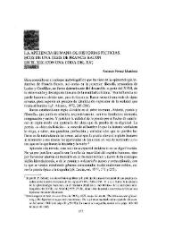 La apetencia humana de historias ficticias. Ecos de una tesis de Francis Bacon en el XIX (con una coda del XX) / Antonio Ferraz Martínez | Biblioteca Virtual Miguel de Cervantes