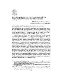 Matilde Cherner: una voz femenina y crítica ante la prostitución en la España de 1880 / María de los Ángles Rodríguez Sánchez | Biblioteca Virtual Miguel de Cervantes