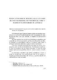 Felipe II concede su merced a Juan de Herrera para beneficiar los veneros de cobre y plomo en el Principado de Asturias / Luis Cervera Vera | Biblioteca Virtual Miguel de Cervantes