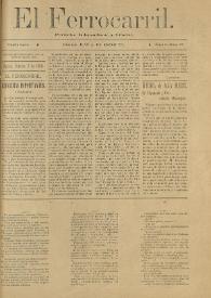 El Ferrocarril : periódico independiente y liberal. Cuarta época, tomo I, núm. 79, 2 de octubre de 1898 | Biblioteca Virtual Miguel de Cervantes