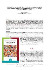 Luis Bagué Quílez, ed., "Cosas que el dinero puede comprar. Del eslogan al poema", Madrid-Frankfurt, Iberoamericana-Vervuert, 2018, 431 páginas [Reseña]
 / Ambra Cimardi | Biblioteca Virtual Miguel de Cervantes