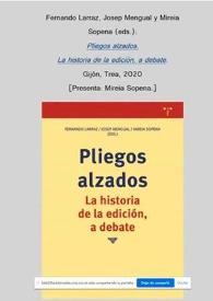 Mesa redonda: Últimas aportaciones bibliográficas a la historia cultural de la edición iberoamericana (2019-2020). Bloque I: Historia cultural de la edición / coordinación de Fernando Larraz (Universidad Alcalá de Henares) | Biblioteca Virtual Miguel de Cervantes