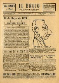 El Brujo. Trisemanario de información, combate y humorismo. Núm. 4, 9 de mayo de 1929 | Biblioteca Virtual Miguel de Cervantes