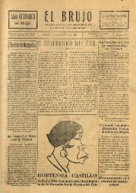 El Brujo. Trisemanario de información, combate y humorismo. Núm. 10, 23 de mayo de 1929 | Biblioteca Virtual Miguel de Cervantes