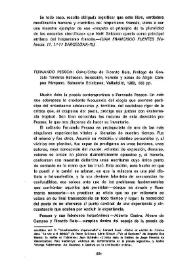 Fernando Pessoa: "Odas/Odes" de Ricardo Reis. Prólogo de Gonzalo Torrente Ballester. Selección, versión y notas de Ángel Campos Pámpano. Balneario Ediciones. Valladolid, 1980, 160 pp. [Reseña] / Armando Álvarez Bravo | Biblioteca Virtual Miguel de Cervantes