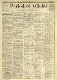 Periódico Oficial del Gobierno del Estado de Oaxaca. Tomo VIII, núm. 73, 9 de septiembre de 1888 | Biblioteca Virtual Miguel de Cervantes