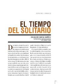 El tiempo del solitario / Salvador García Ramírez | Biblioteca Virtual Miguel de Cervantes