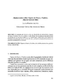 Algunas notas sobre "Figuras de Reyes y de Profetas", obra de Gabriel Miró / Laura Cristina Palomo Alepuz | Biblioteca Virtual Miguel de Cervantes