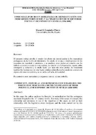 Comunidad, individuo y estrategias de representación: los mercaderes portugueses y la negociación de su identidad política y económica en Sevilla (1556-1600) / Manuel Fernández Chaves | Biblioteca Virtual Miguel de Cervantes