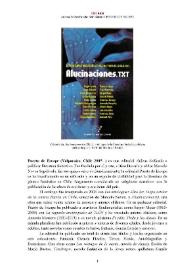 Puerto de Escape [editorial] (Valparaíso, Chile, 2005-  ) [Semblanza] / Andrea Robles Parada | Biblioteca Virtual Miguel de Cervantes