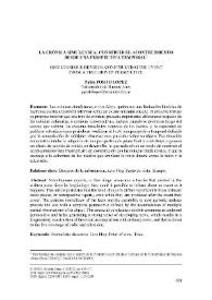 La crónica simultánea: construir el acontecimiento desde una perspectiva temporal / Pablo Porto López | Biblioteca Virtual Miguel de Cervantes