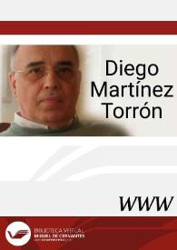 Diego Martínez Torrón | Biblioteca Virtual Miguel de Cervantes