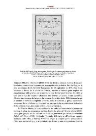 Venancio Oliveres i Carbonell [editor] (1797-1875) [Semblanza] / Ricardo Rodrigo Mancho | Biblioteca Virtual Miguel de Cervantes