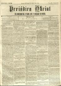 Periódico Oficial del Gobierno del Estado Libre y Soberano de Oaxaca. Primera época, año III, Tomo IV, núm. 89, noviembre 8 de 1884 | Biblioteca Virtual Miguel de Cervantes