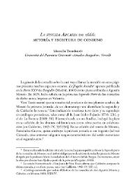 "La fingida Arcadia" de 1666: autoría y escritura de consumo

 / Marcella Trambaioli | Biblioteca Virtual Miguel de Cervantes