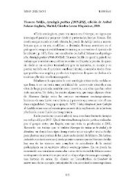 Homero Aridjis, "Antología poética (1960-2018)", edición de Aníbal  Salazar Anglada, Madrid, Cátedra-Letras Hispánicas, 2018 [Reseña] / José Carlos Rovira | Biblioteca Virtual Miguel de Cervantes