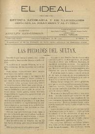 El Ideal : revista literaria y de variedades dedicada al bello sexo y al pueblo. Tomo I, núm. 6, 28 de febrero de 1904 | Biblioteca Virtual Miguel de Cervantes