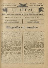 El Ideal : revista literaria y de variedades dedicada al bello sexo y al pueblo. Tomo I, núm. 9, 20 de marzo de 1904 | Biblioteca Virtual Miguel de Cervantes