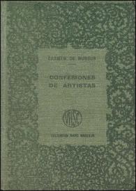 Confesiones de artistas. Tomo II / Carmen de Burgos (Colombine) | Biblioteca Virtual Miguel de Cervantes