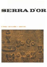 Serra d'Or. Any III, núm. 1, gener 1961 | Biblioteca Virtual Miguel de Cervantes