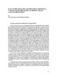 Evacuación aérea del gobierno de la República y altos mandos militares. ¿pudieron llevar a Miguel Hernández? / Por Juan Manuel Riesgo Pérez-Dueño | Biblioteca Virtual Miguel de Cervantes