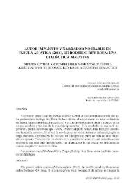 Autor implícito y narrador no fiable en "Fábula asiática" (2016), de Rodrigo Rey Rosa: una dialéctica negativa / Emiliano Coello Gutiérrez | Biblioteca Virtual Miguel de Cervantes