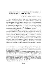 Maria Graham: una mirada romántica e imperial al paisaje natural de Chile. Siglo XIX
 / Lilianet Brintrup | Biblioteca Virtual Miguel de Cervantes