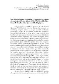 José Montero Reguera. "Periodismo y Literatura en el cruce de dos siglos: José Montero Iglesias (1878-1920)". Ciudad Rodrigo. Centro de Estudios Mirobrigenses. 2020. 240 páginas. [Reseña bibliográfica] / Ana L. Baquero Escudero  | Biblioteca Virtual Miguel de Cervantes