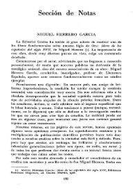 Miguel Herrero García / Andrés Amorós | Biblioteca Virtual Miguel de Cervantes