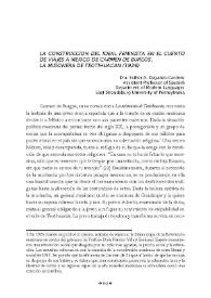 La construcción del ideal feminista en el cuento de viajes a México de Carmen de Burgos, "La misionera de Teotihuacan" (1926) / Esther A. Daganzo-Cantens | Biblioteca Virtual Miguel de Cervantes