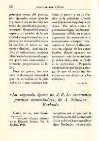 "La segunda época de J. R. J.: cincuenta poemas comentados", de A. Sánchez Barbudo / L. de L. | Biblioteca Virtual Miguel de Cervantes