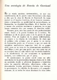 Una antología de Ramón de Garciasol / Leopoldo de Luis | Biblioteca Virtual Miguel de Cervantes