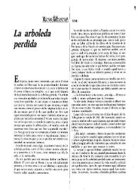 La arboleda perdida  / Francisco Bejarano   | Biblioteca Virtual Miguel de Cervantes