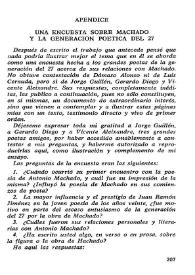 Una encuesta sobre Machado y la generación poética del 27 / José Luis Cano | Biblioteca Virtual Miguel de Cervantes