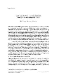 De la casa de Feria a la tribu de Zafra. El Inca Garcilaso en su red social / José Miguel Martínez Torrejón | Biblioteca Virtual Miguel de Cervantes