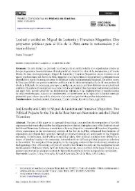 Lealtad y unidad en Miguel de Lastarria y Francisco Magariños. Dos
proyectos políticos para el Río de la Plata entre la restauración y el
trienio liberal / Ivana Frasquet | Biblioteca Virtual Miguel de Cervantes