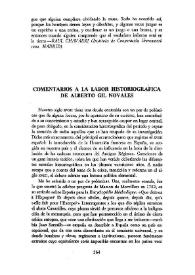 Comentarios a la labor historiográfica de Alberto Gil Novales  
 / Juan Fco. Fuentes  | Biblioteca Virtual Miguel de Cervantes