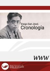 Diego San José. Cronología / Francesca Marí | Biblioteca Virtual Miguel de Cervantes