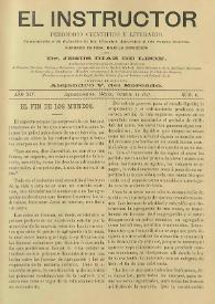 El Instructor : Periódico científico y literario consagrado á la difusión de las Ciencias Agrícolas y sus ramos anexos. Año XIV, núm. 6, octubre de 1897 | Biblioteca Virtual Miguel de Cervantes