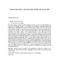 Carta de Juan Valera a Justo Saro Prieto. Madrid, 4 de enero de 1897 | Biblioteca Virtual Miguel de Cervantes