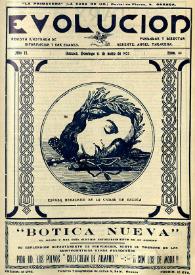 Evolución : revista ilustrada de información y variedades. Año II, núm. 65, 13 de mayo de 1923 | Biblioteca Virtual Miguel de Cervantes