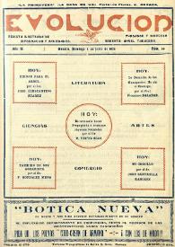 Evolución : revista ilustrada de información y variedades. Año II, núm. 68, 3 de junio de 1923 | Biblioteca Virtual Miguel de Cervantes